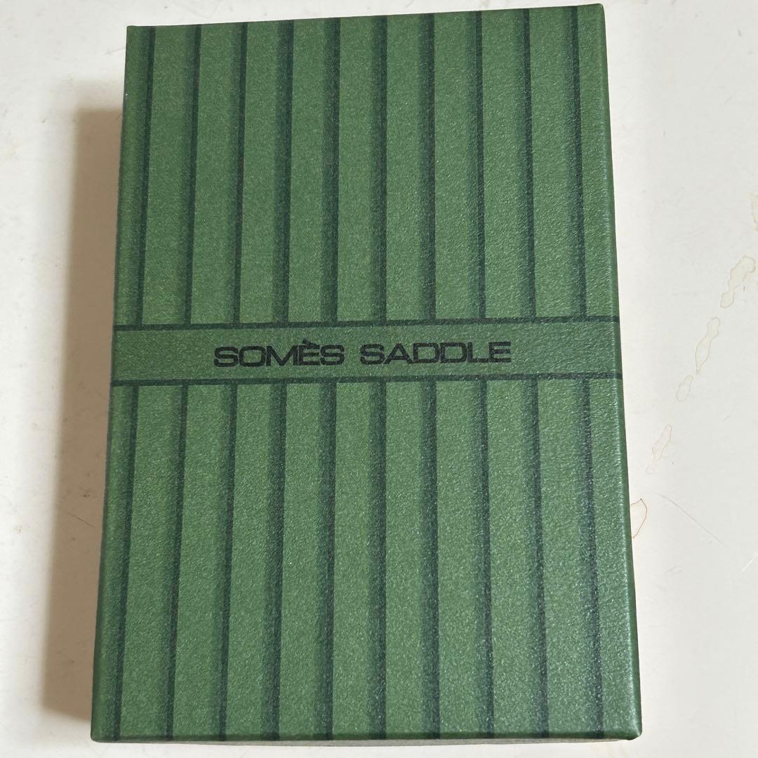 ソメスサドル アッシュゴールド メンコキーホルダー 砂川限定