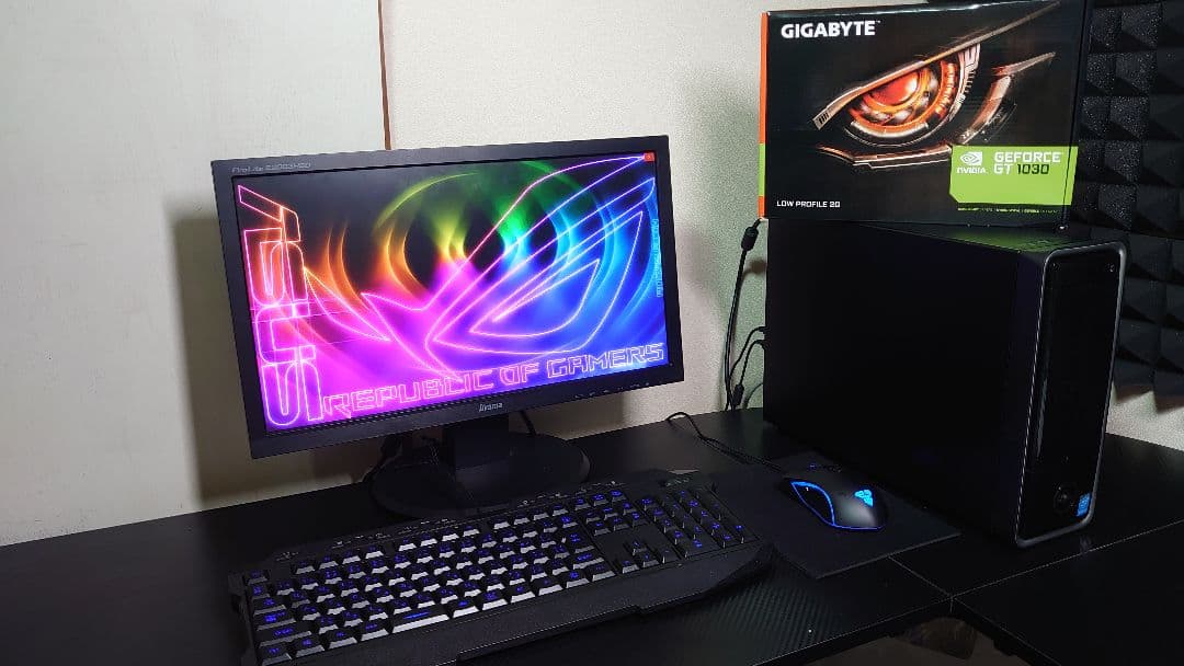 ゲーミングPCフルセット i5 SSD256GB GT1030 メモリ8GB