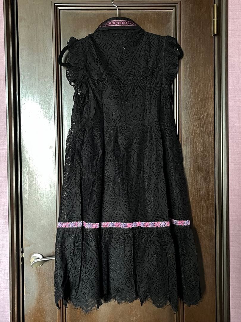 ANNA SUI アナスイ ワンピース 試着のみ 黒レース
