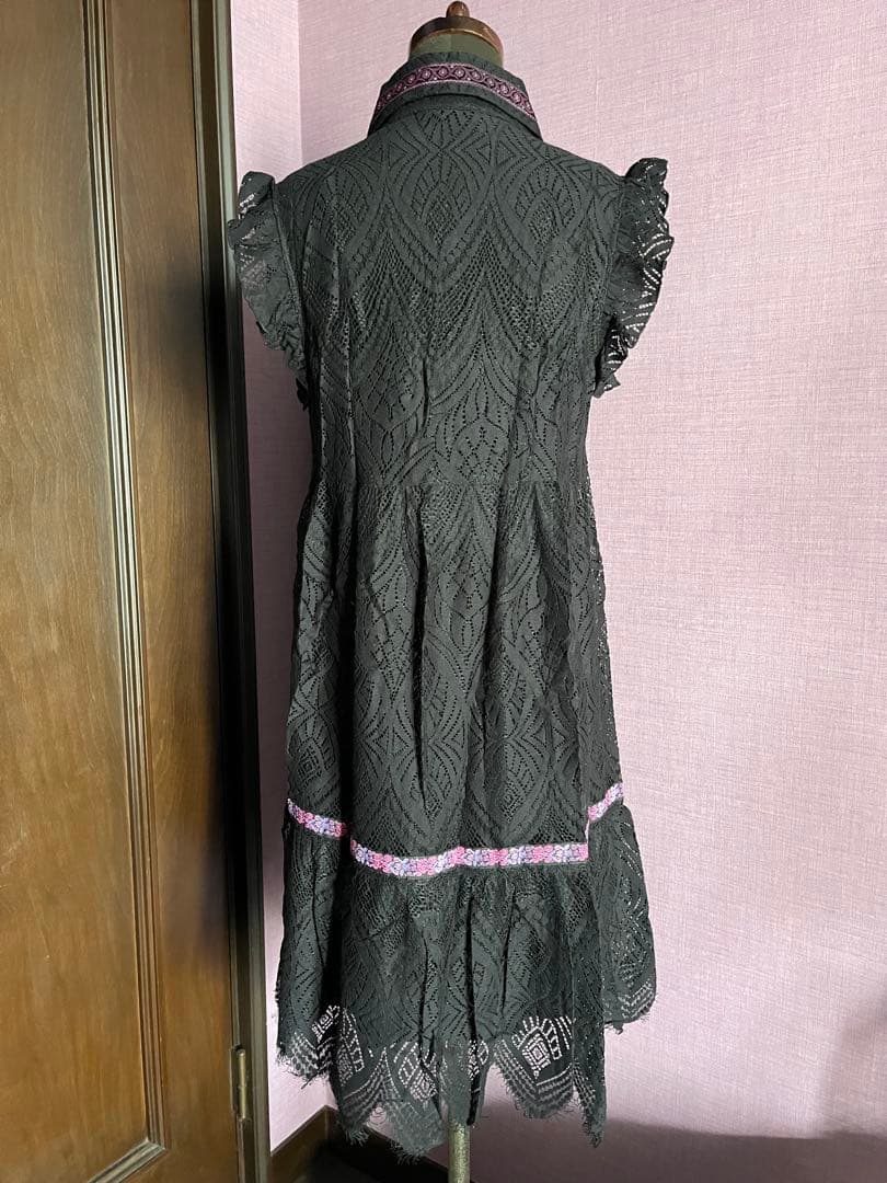 ANNA SUI アナスイ ワンピース 試着のみ 黒レース