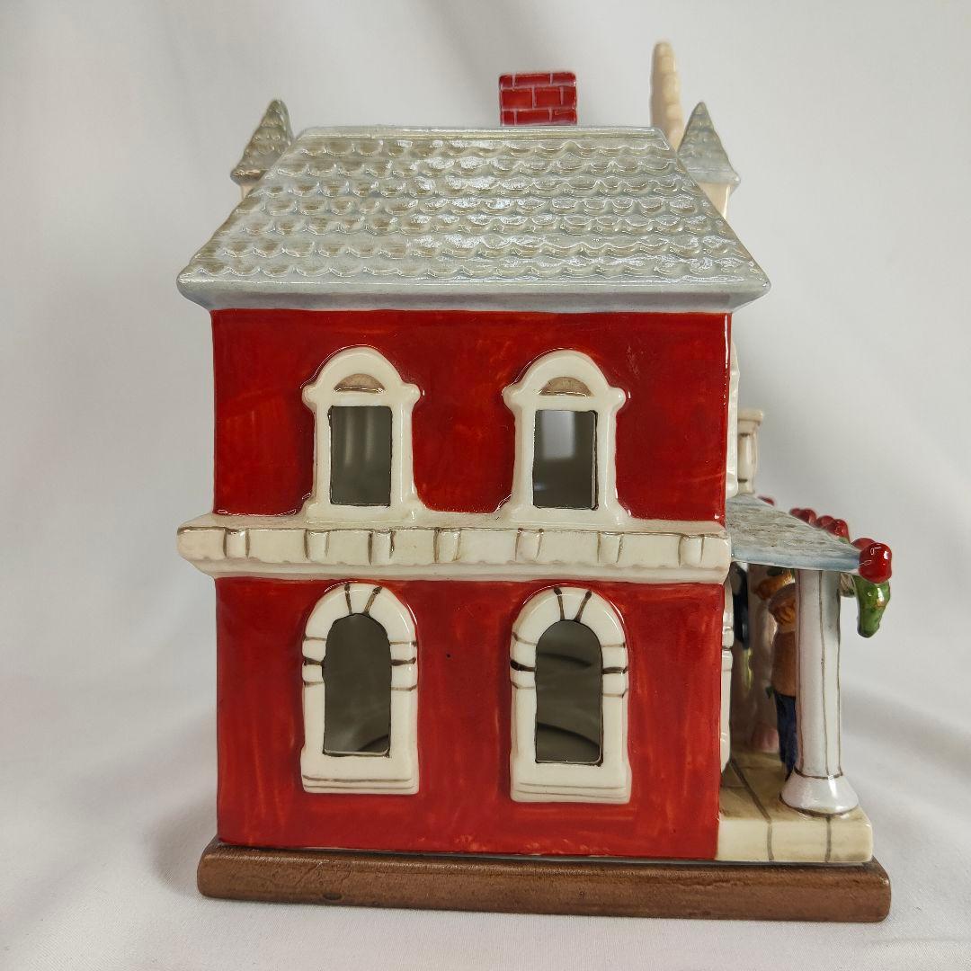 美品✨ビレロイアンドボッホ 陶器製クリスマスキャンドルハウス 郵便局