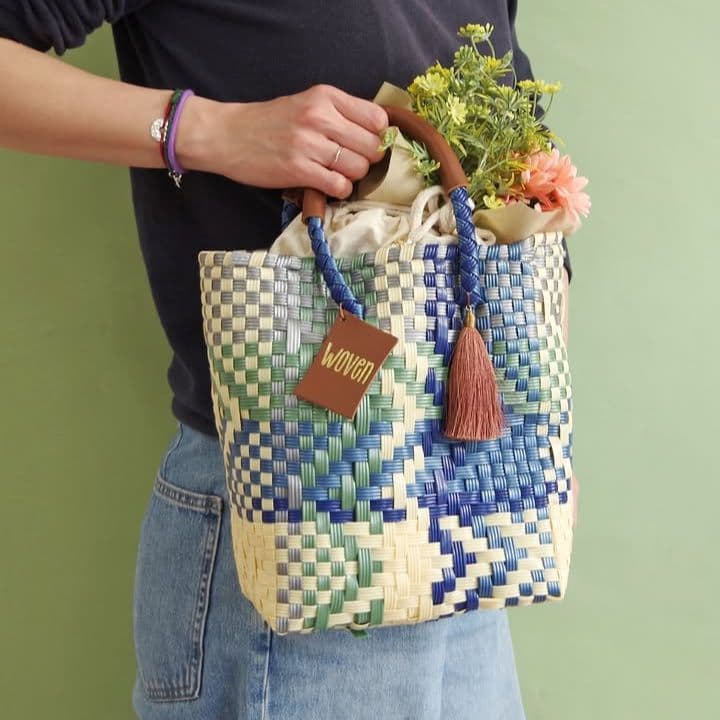 【極美品】woven メルカドバッグ 2way ショルダートートバッグ