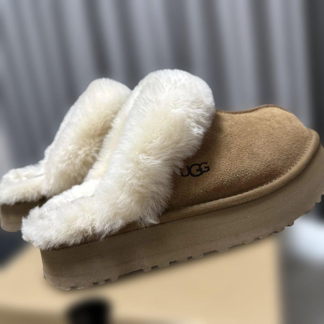 UGG Disquette Slipper Chestnut アグ 厚底サンダル