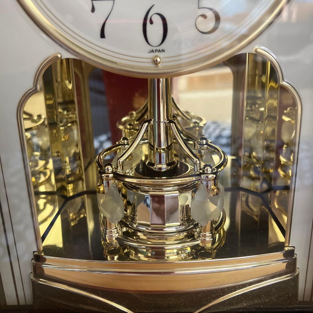 【希少！廃盤品】セイコー　エンブレム　置き時計　HW454B