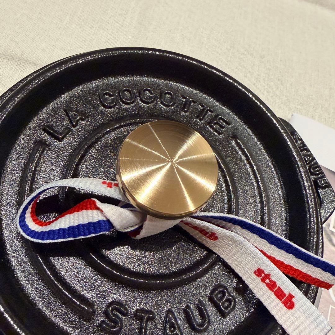 r*r様 ストウブ staub ピコココット ラウンド 12cm ブラック新品