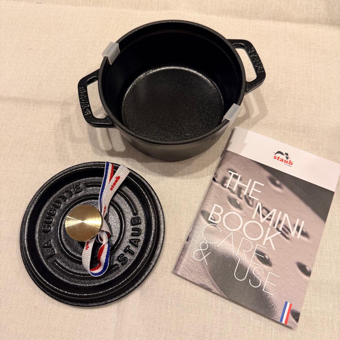r*r様 ストウブ staub ピコココット ラウンド 12cm ブラック新品