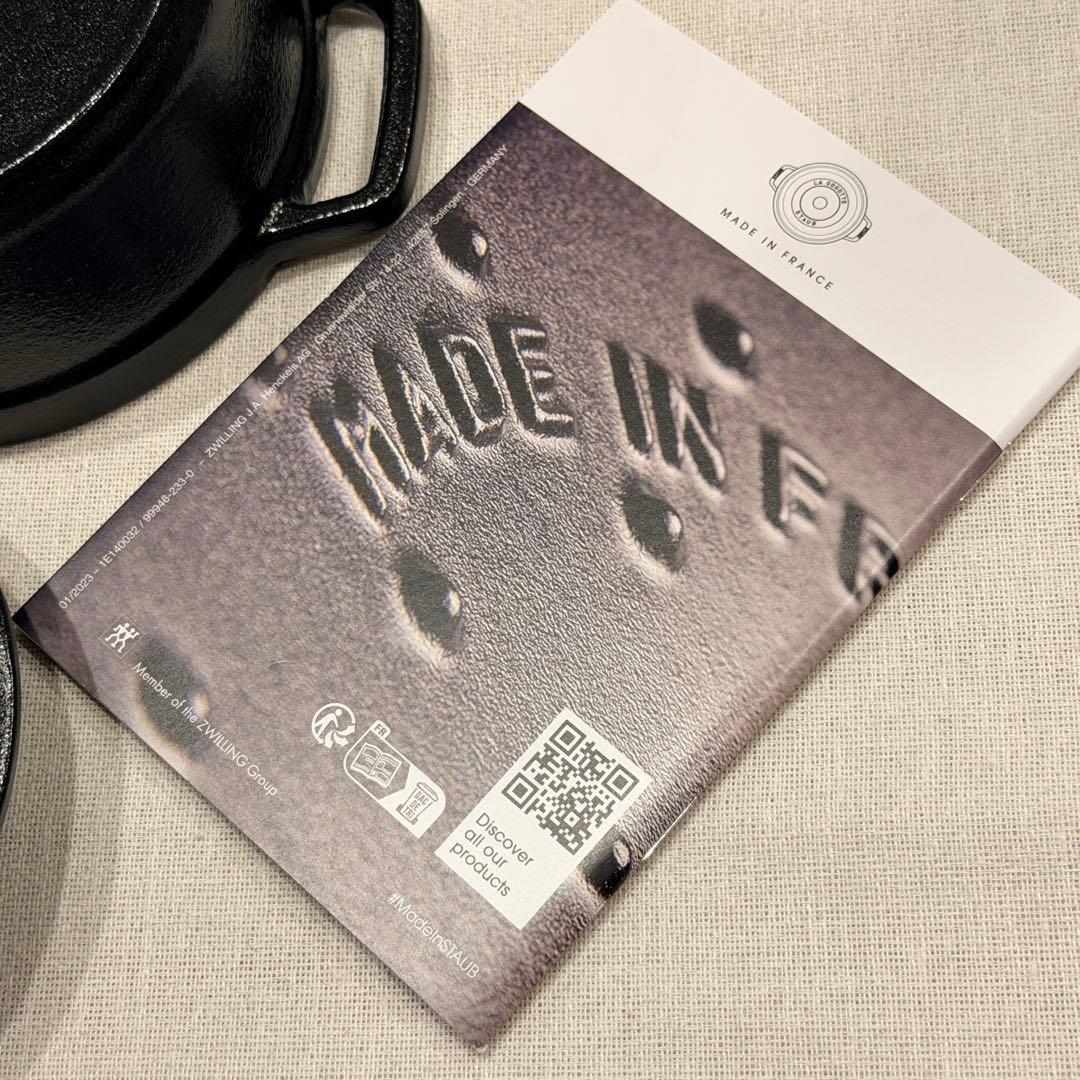 r*r様 ストウブ staub ピコココット ラウンド 12cm ブラック新品