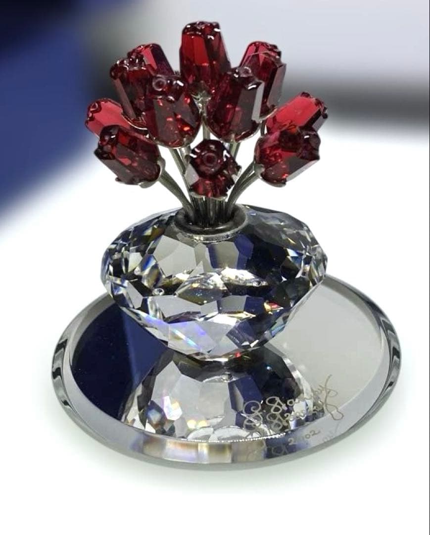 訳あり　スワロフスキーSWAROVSKI 15本の薔薇 オーナメント 限定品