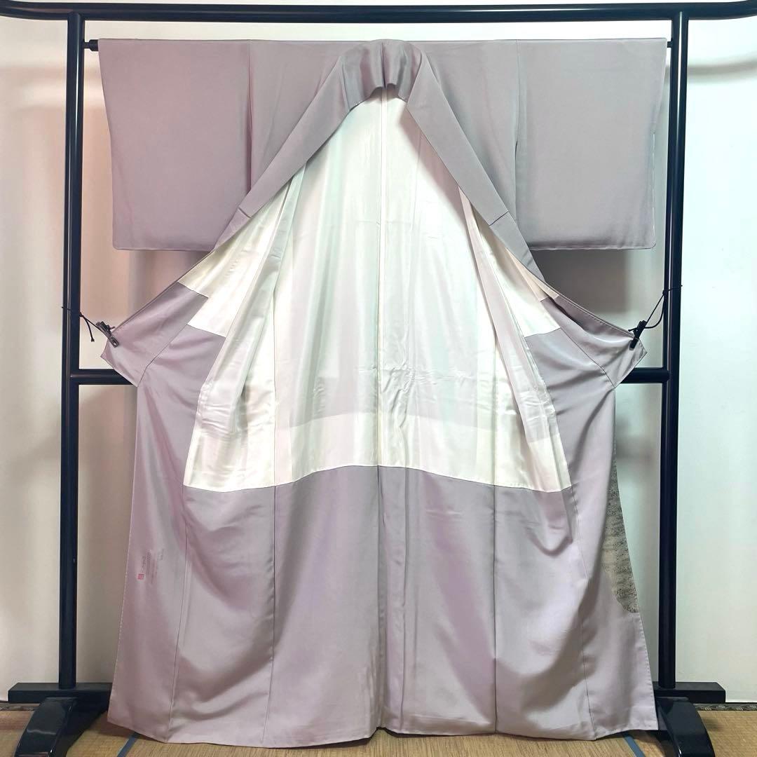 ［ 色留袖 ］正絹　薄紫　衣桁　源氏香　松尾光琳　作家物　着物　一つ紋