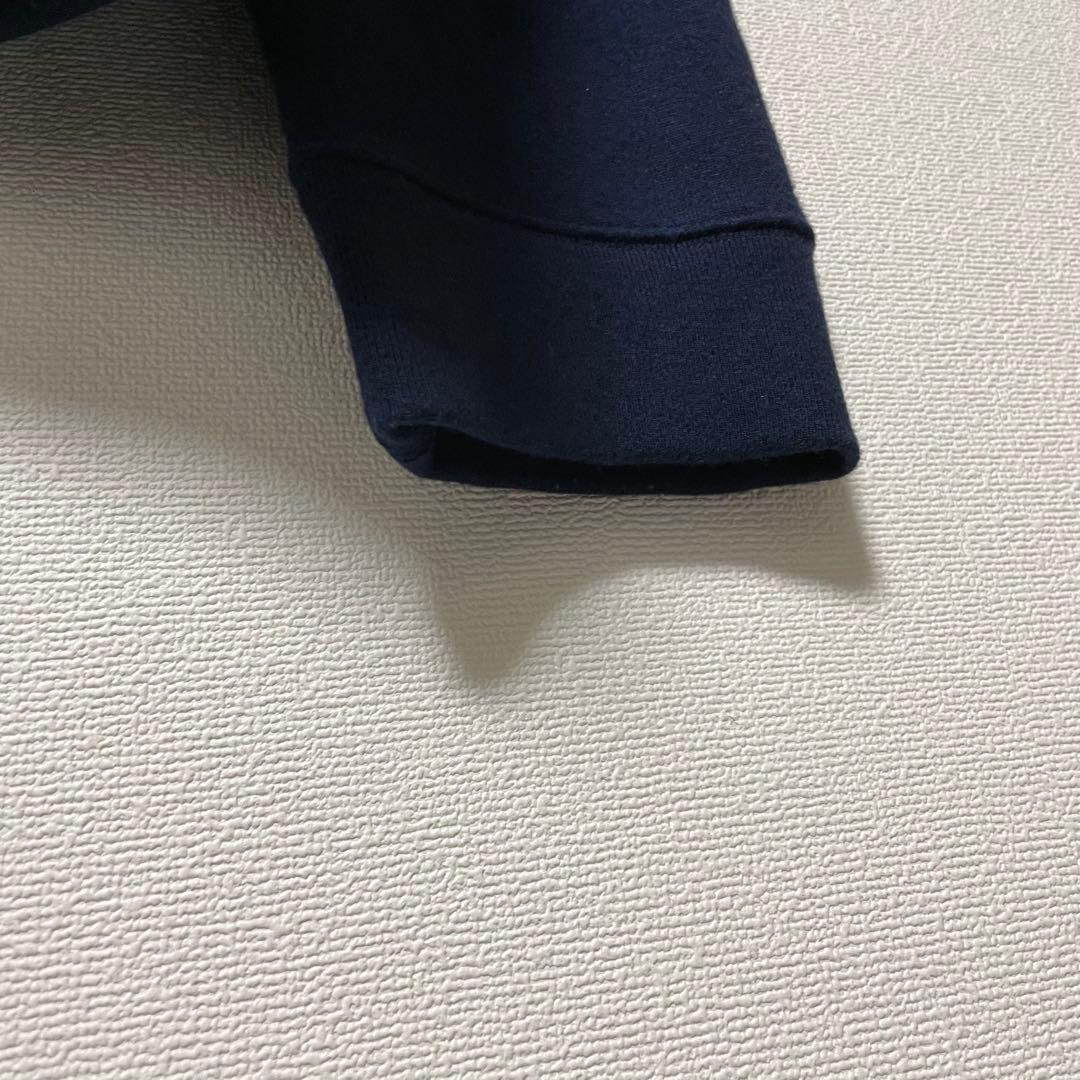 ラコステ マルチワニ ロゴワッペン トレーナー スウェット 裏起毛 ネイビー