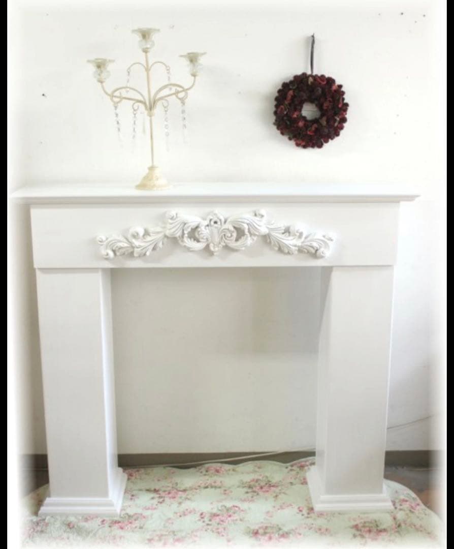 ヨーロピアン マントルピース クラッシックG  国産 アンティーク風　暖房収納