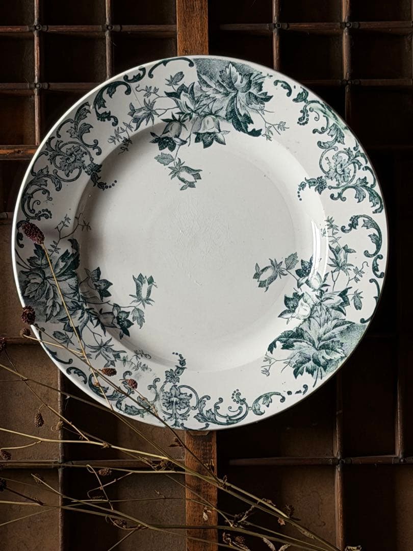 ⚫︎2set⚫︎フランスアンティーク⚫︎ SAINT-AMAND深青カンパーニュ 深皿