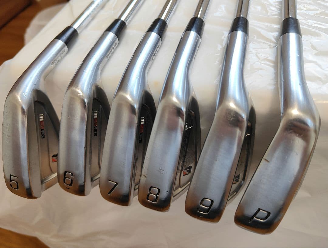 ブリジストン 221CB アイアン 5i〜PW 6本 105S 調整済み品