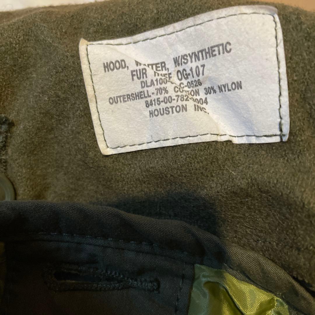 ヒューストン M65 フィッシュテール モッズコート ミリタリー ライナーフード