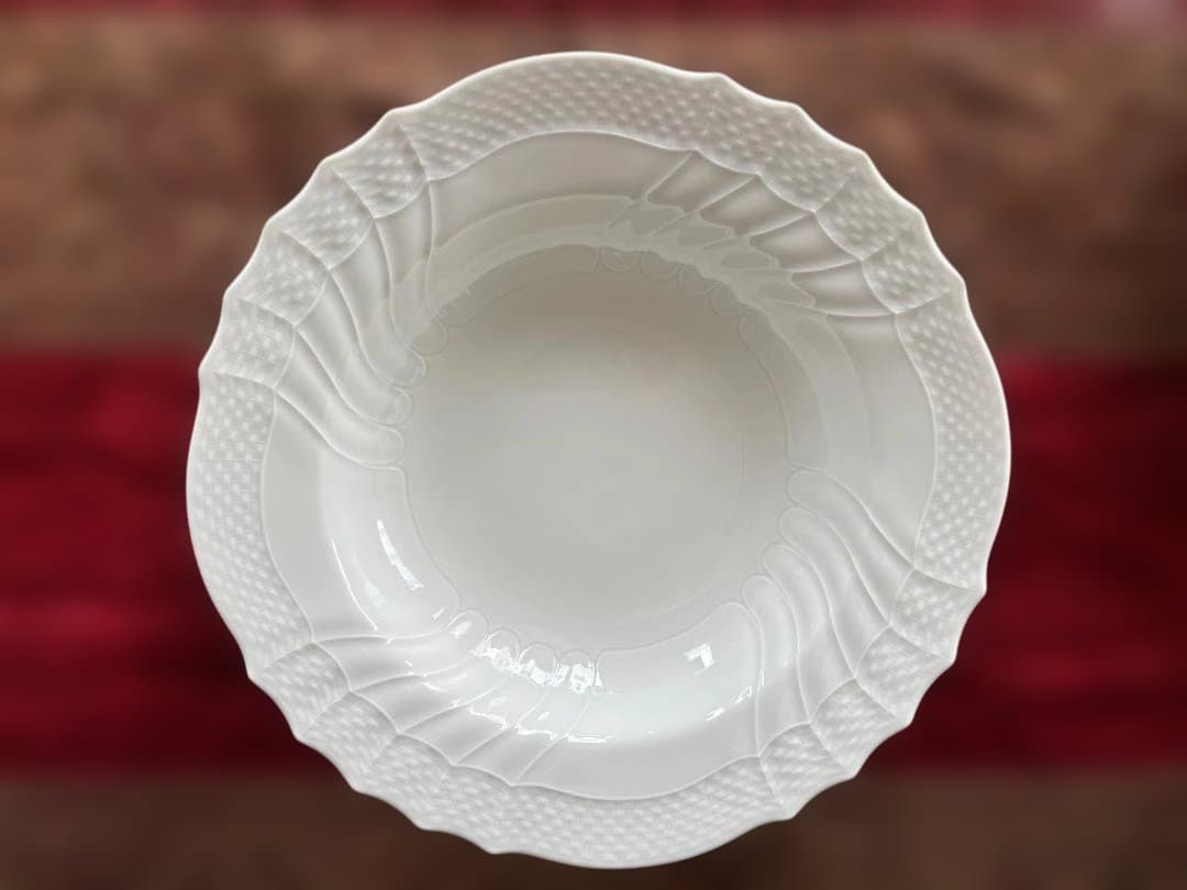 新品 リチャードジノリ ベッキオホワイト スープ皿 20cm 6枚 新品未使用