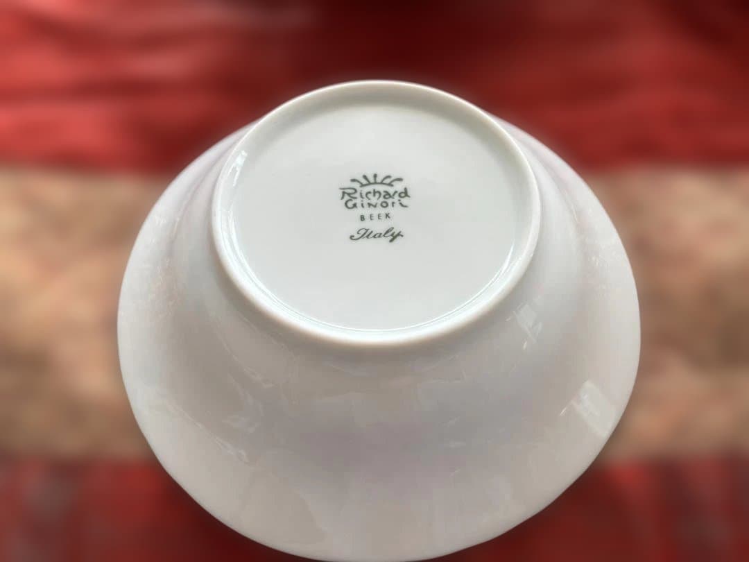新品 リチャードジノリ ベッキオホワイト スープ皿 20cm 6枚 新品未使用