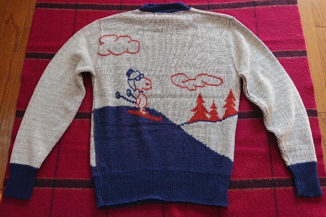 ビンテージ スヌーピー ニット ピーナッツ 70's 70s Arrow