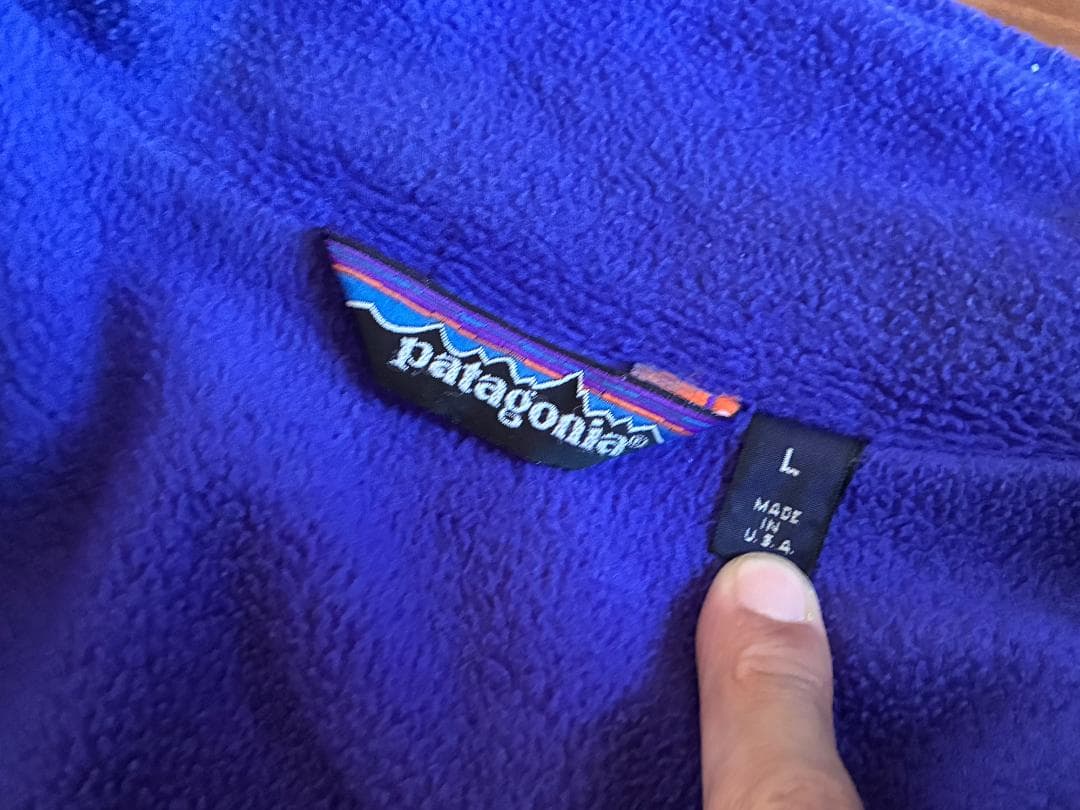 80s USA製 Patagonia シェルドシンチラ ブラック L