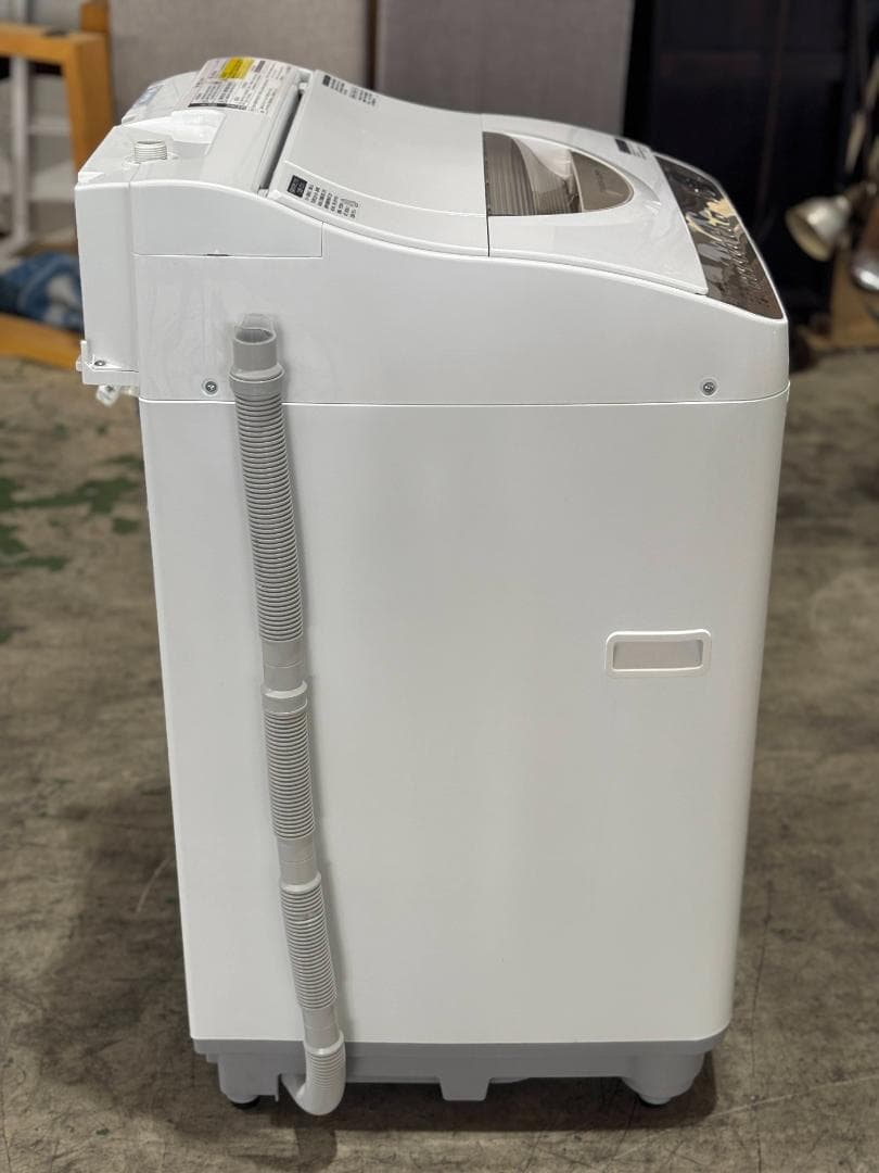 シャープ 縦型洗濯乾燥機 ES-T6GBK-N 6.5/3.5kg 2023年製