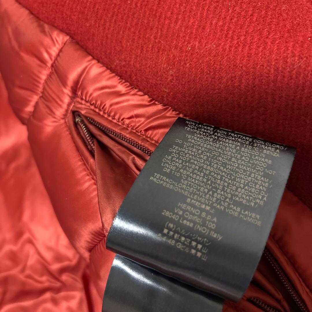 HERNO IN-TECH ヘルノ　ダッフルコート　切替　サイズ50