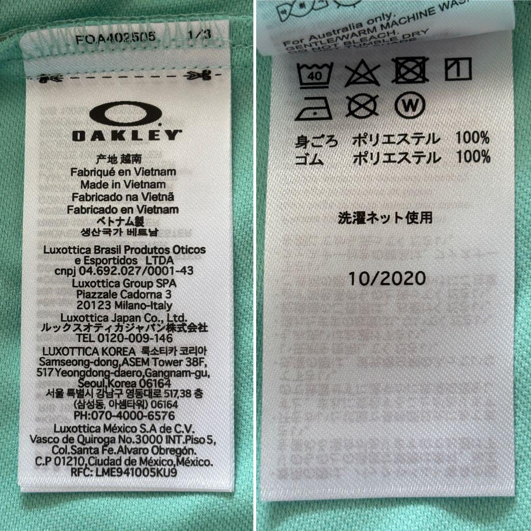 【新品】OAKLEY ゴルフウェア セットアップ トレーナー パンツ Lサイズ