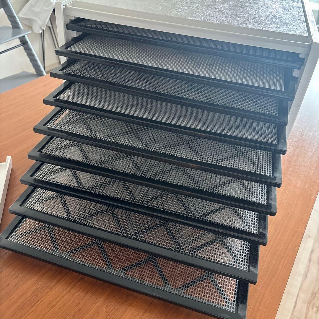 美品　フードドライヤー 9段　ホワイト　エクスカリバー