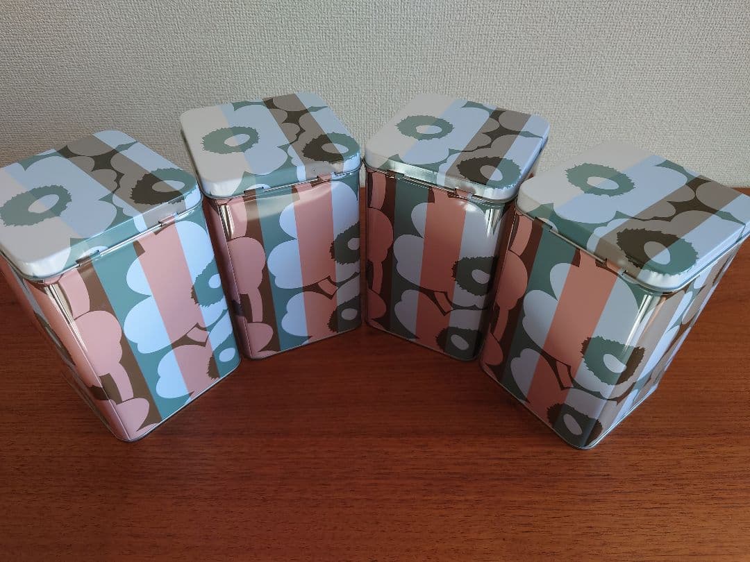 マリメッコ Tin Box 4個セット