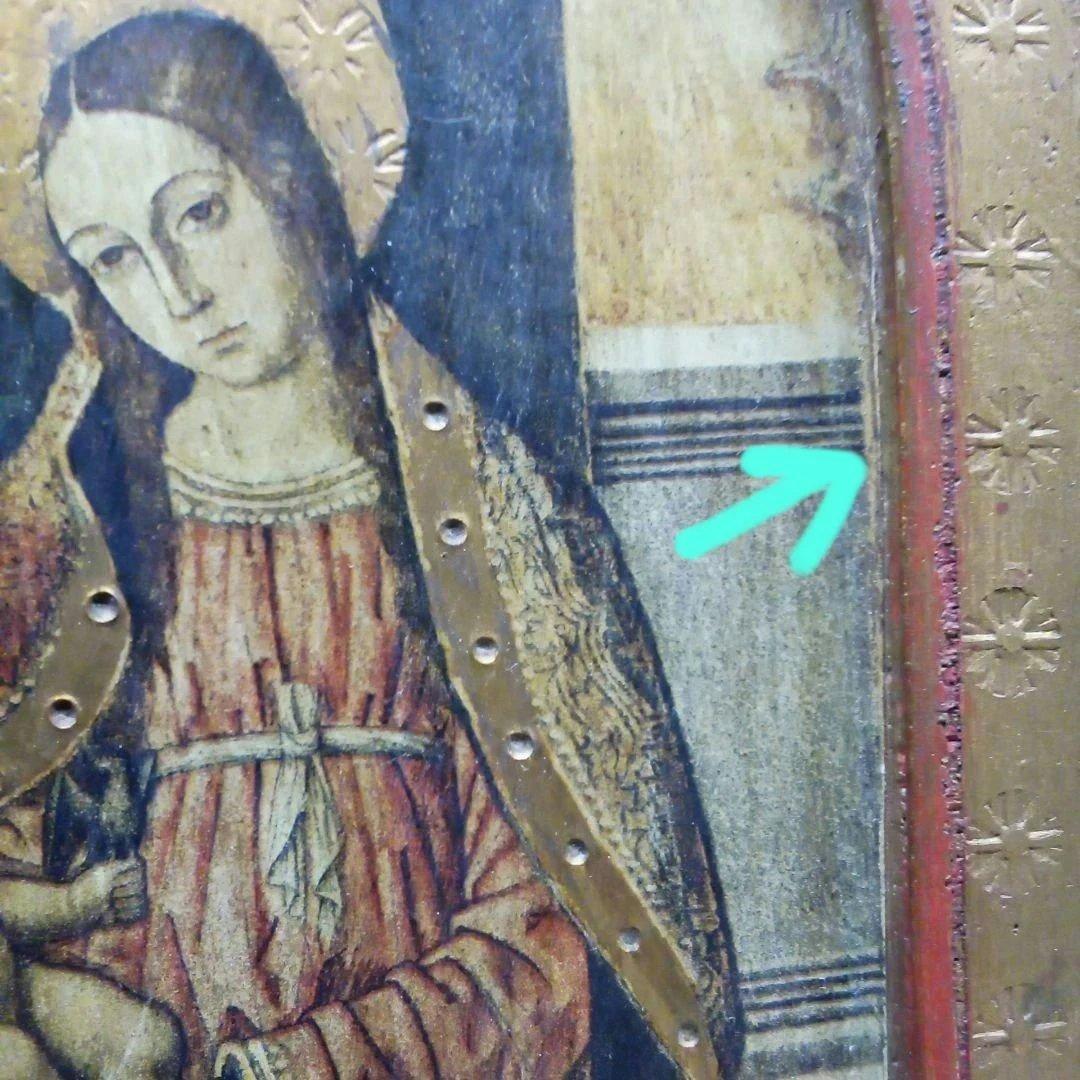 祭壇画 トリプティック 　イタリア土産品ビンテージ