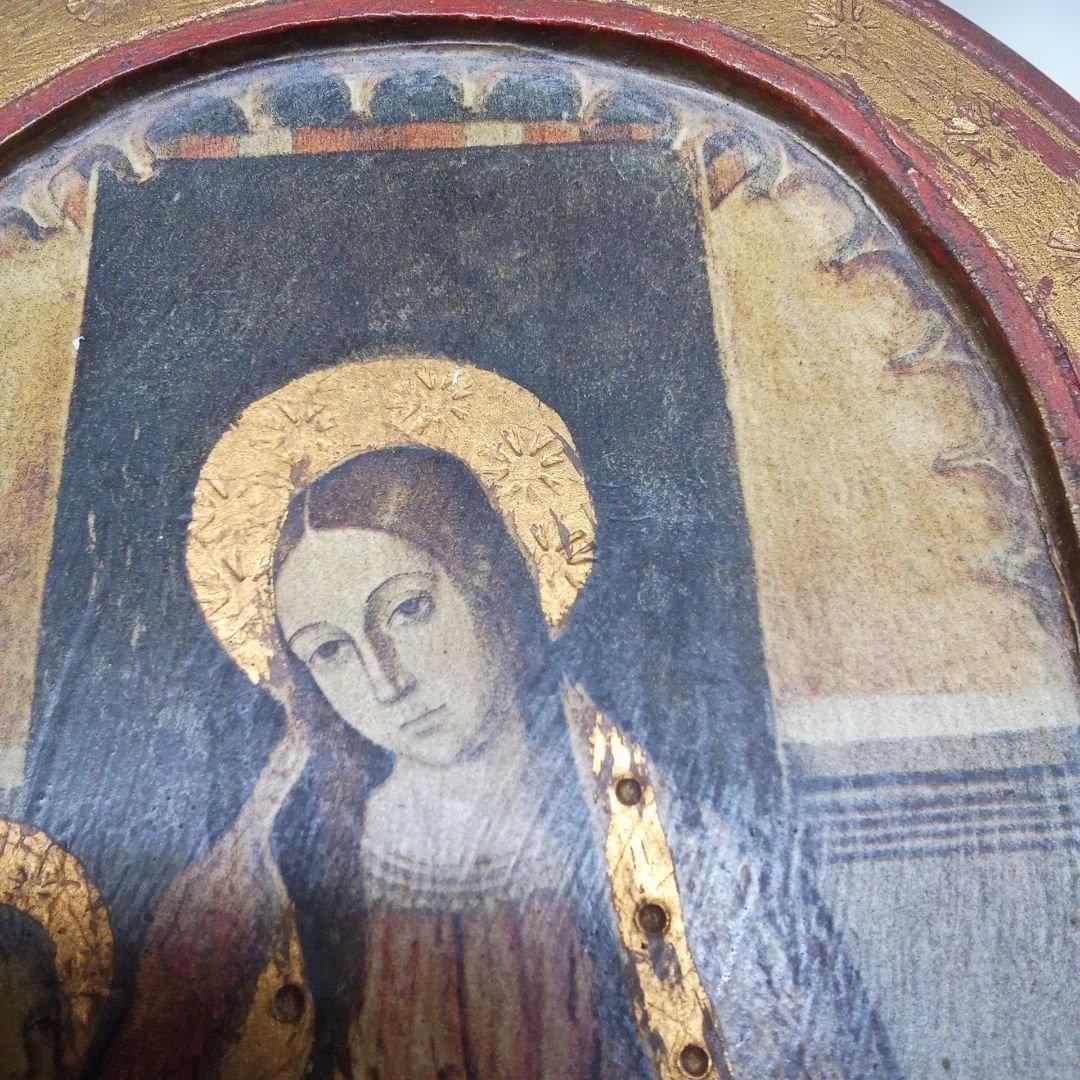 祭壇画 トリプティック 　イタリア土産品ビンテージ