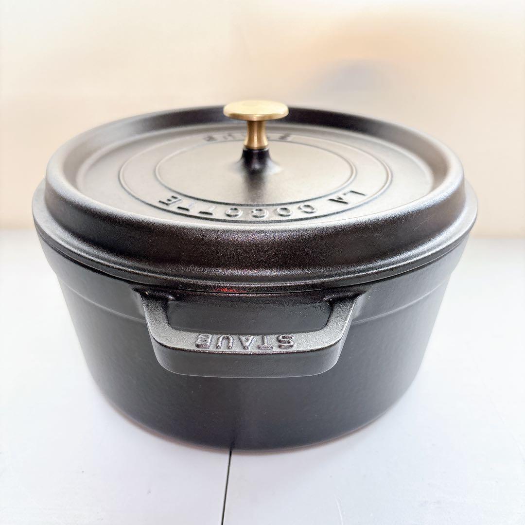 STAUB ストウブ LA COCOTTE ラウンド ブラック 26cm
