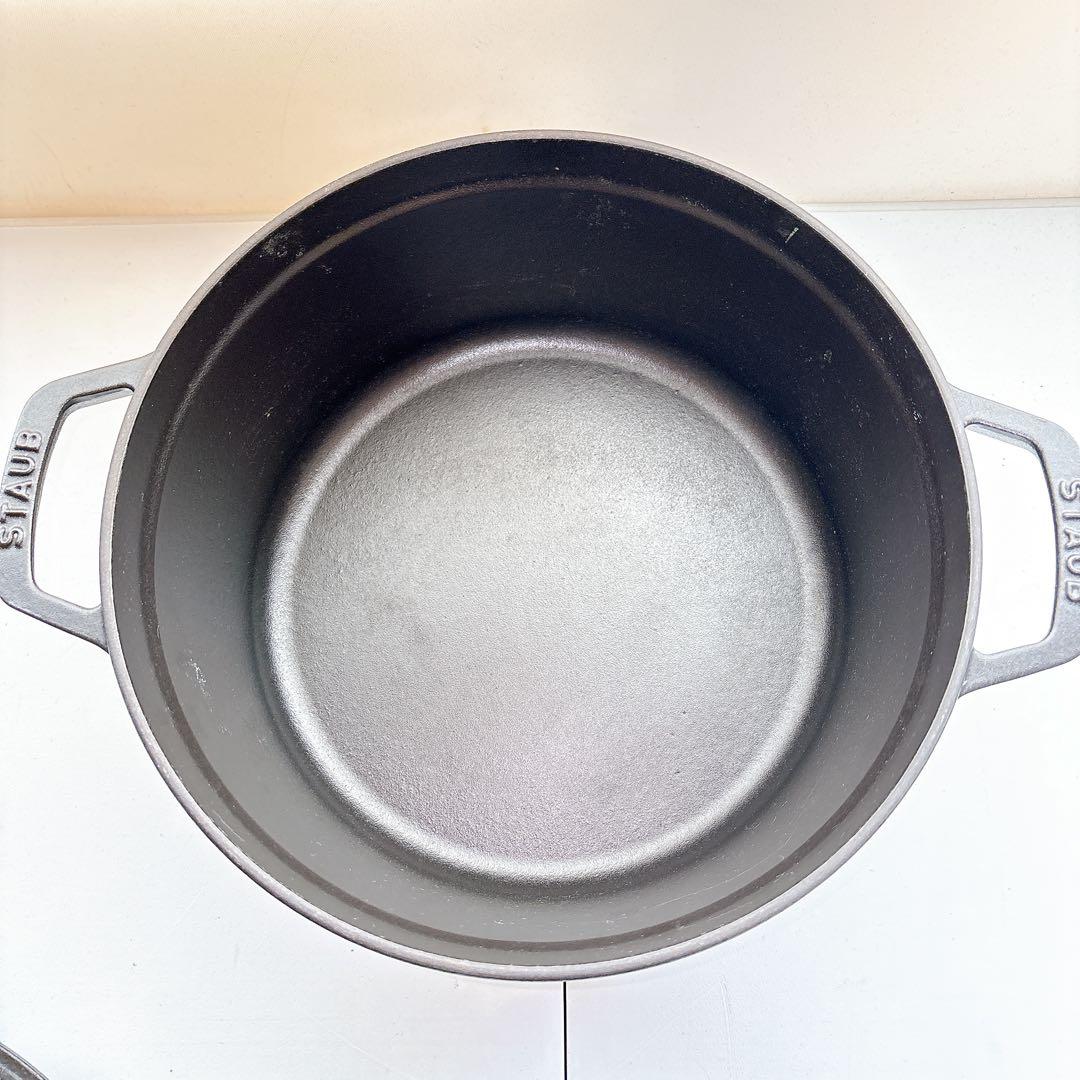 STAUB ストウブ LA COCOTTE ラウンド ブラック 26cm