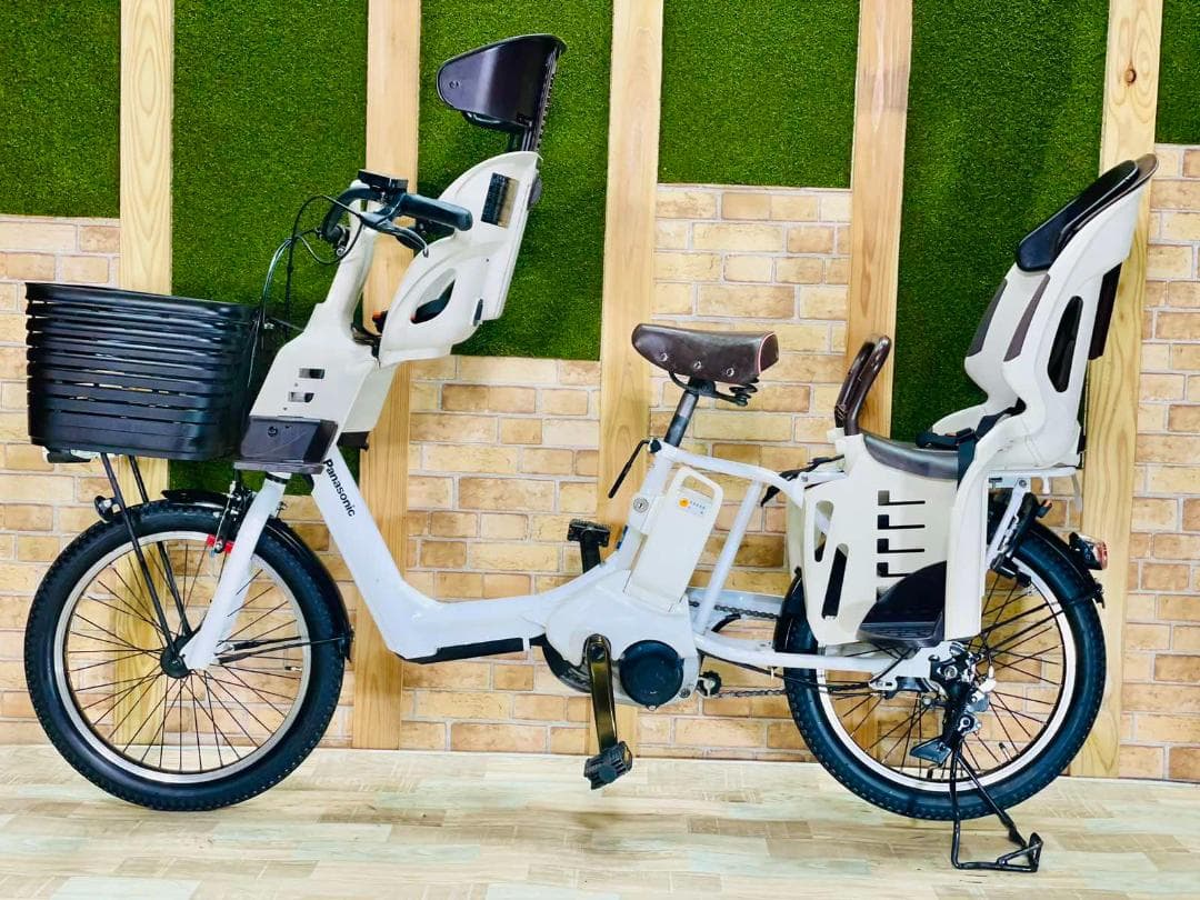 愛知静岡配送可 王様 ホワイト ギュットアニーズ電動アシスト自転車 H1537