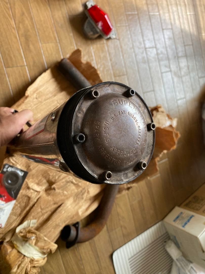 UGさん 専用 初期型SR400で使用 スーパートラップ サイレンサー