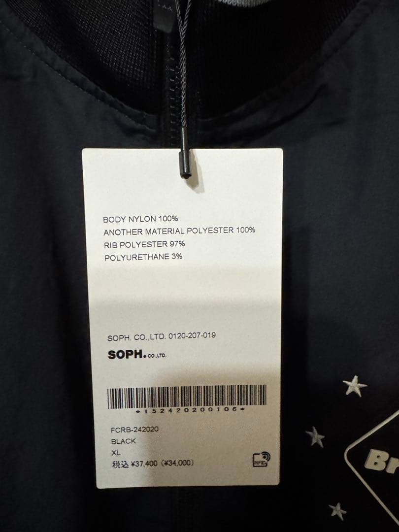 F.C.Real.Bristol ナイロンジャケット XL ブラック