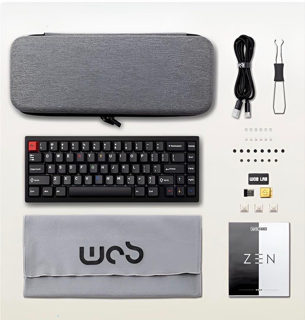 【新品未開封】WOBKEY ZEN65 スタンダード ブラック