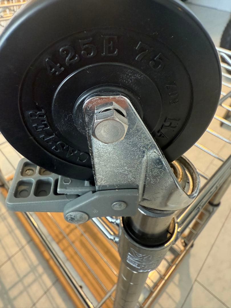 ERECTA ホームワゴン　ウッドシェルフ　約60cm x 35cm