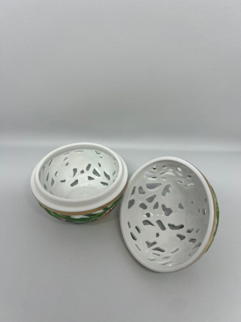 ヘレンド HEREND ファンタジー 透かし ボンボニエール 小物入れ