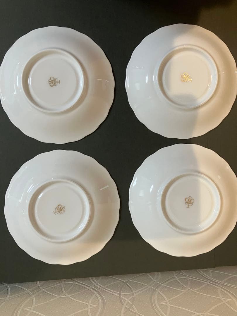 大倉陶園すみれ　カップ&ソーサー　ポット　ミルクポット　スプーン