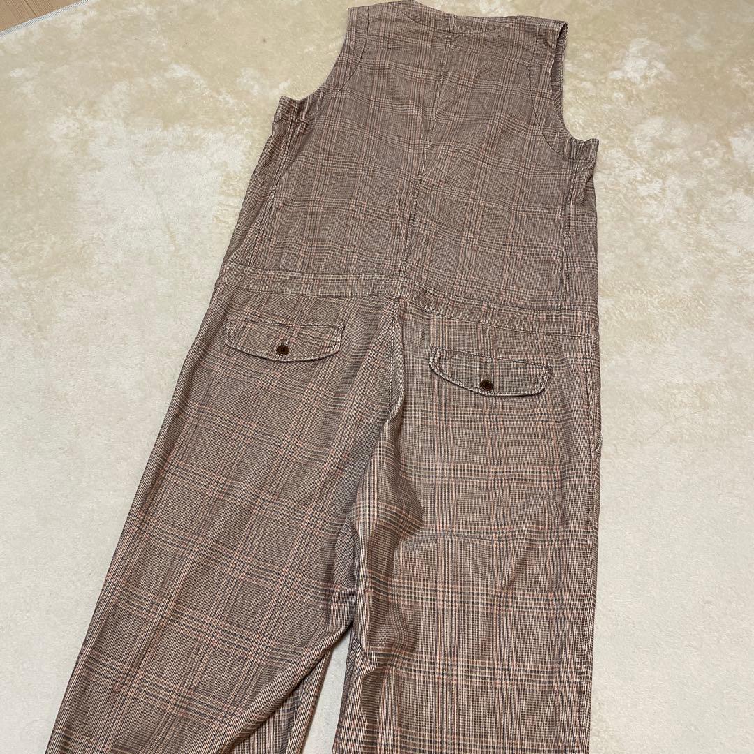 ts(s) チェック柄オーバーオール