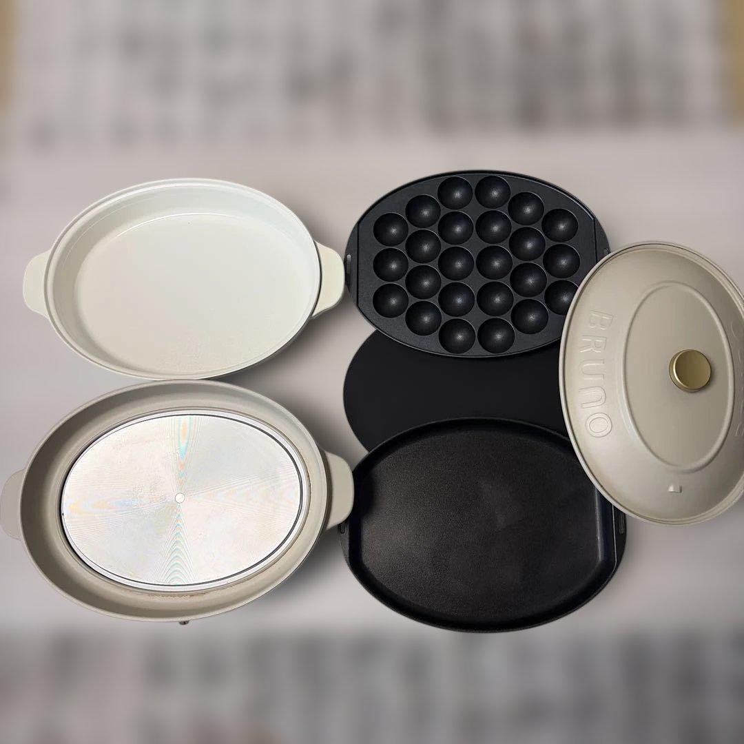 【BRUNO】オーバルホットプレート BOE053 USED