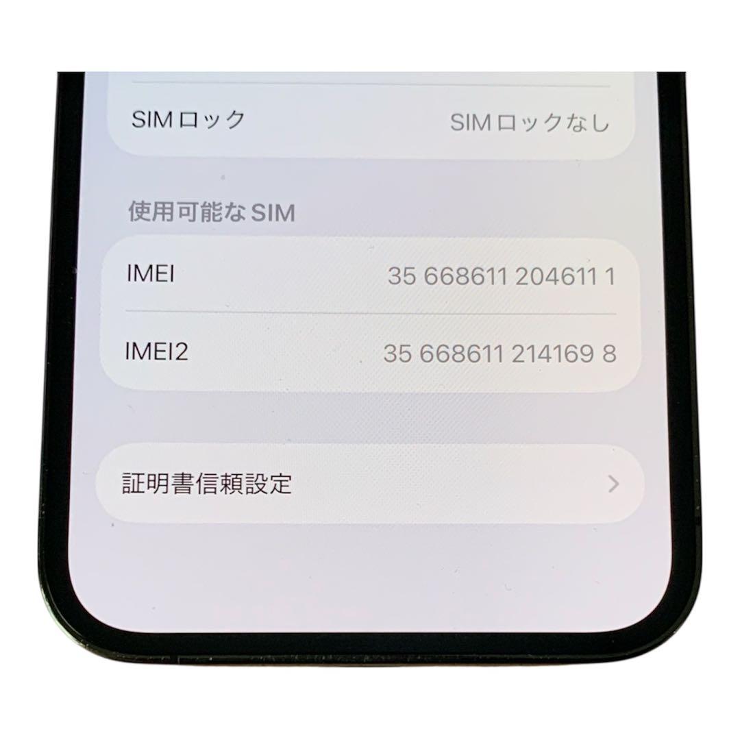 iPhone 12 Pro グラファイト 256GB SIMフリー BT100%