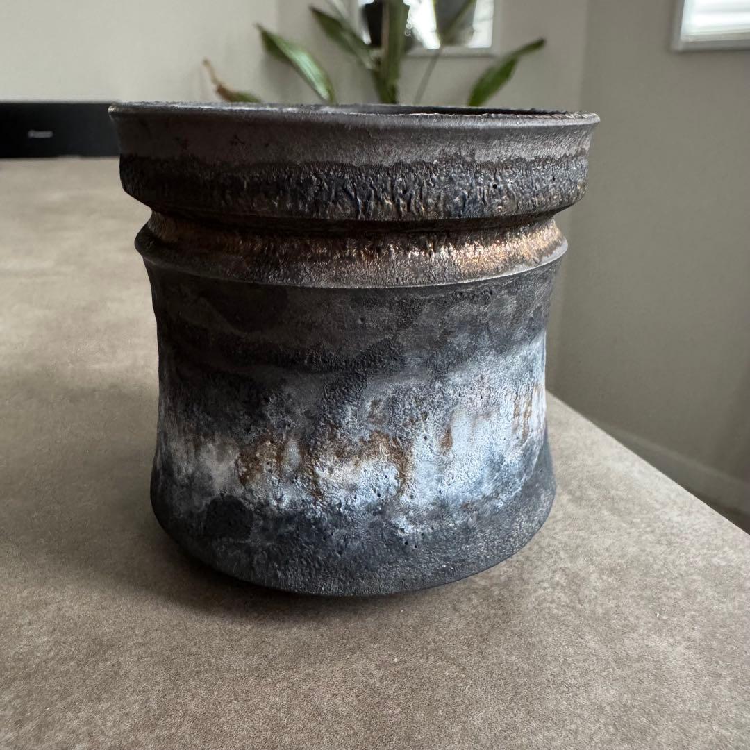 RAW LIFE FACTORY お山の大将 RLF 植木鉢 陶器鉢