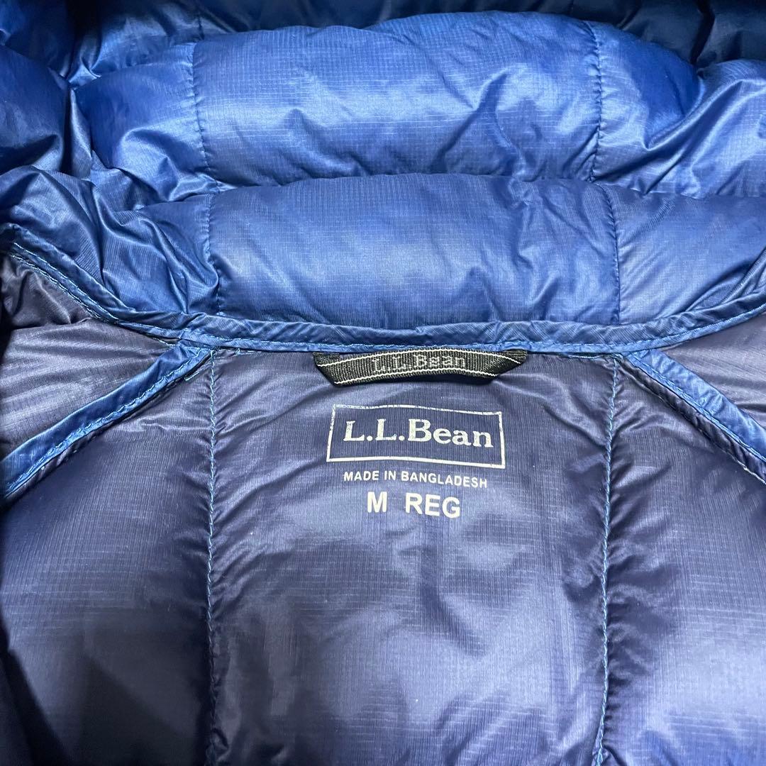 エルエルビーン　ダウンジャケット　クレイターレイク　パフダウン　ブルー　tech