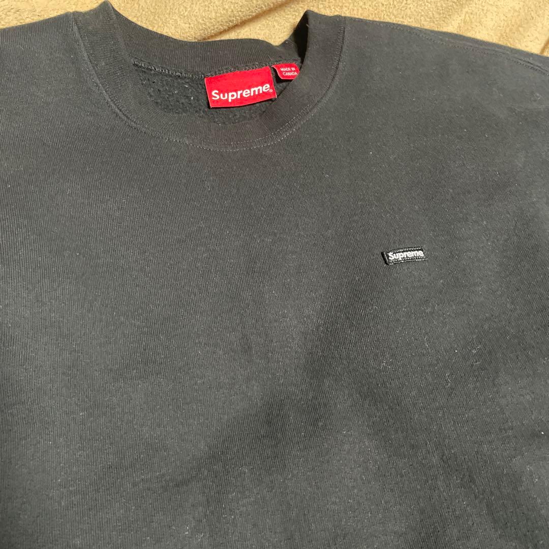 シュプリームsupreme スモールボックススウェットM 黒