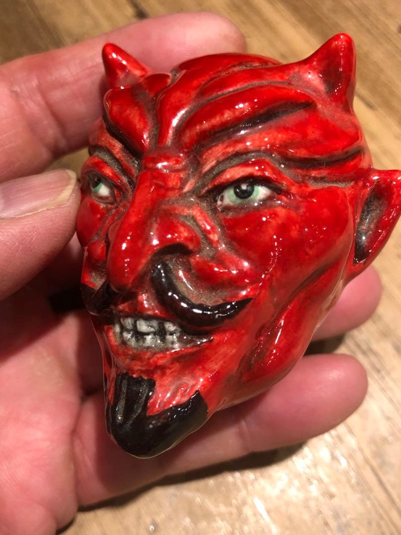 ビンテージ　デビル 悪魔　レッドデビル weirdo スカル　モンスター