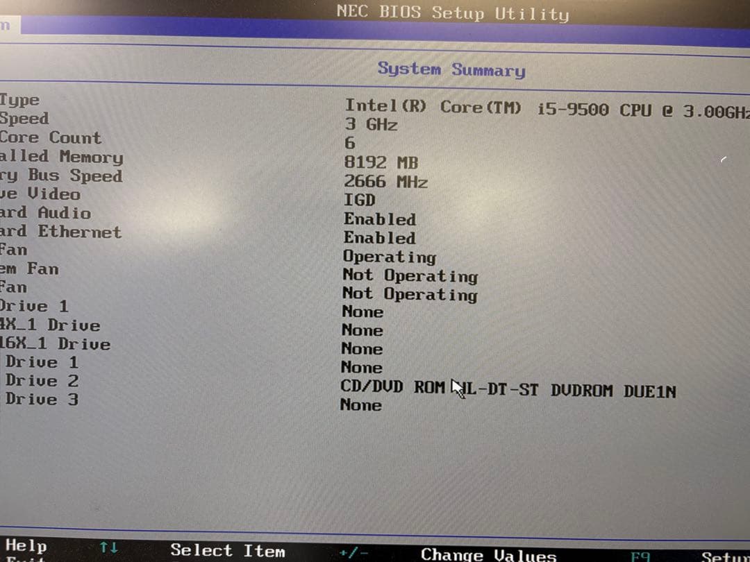 NEC Mate 第9世代i5 メモリ8GB ストレージ無し ジャンク⑧