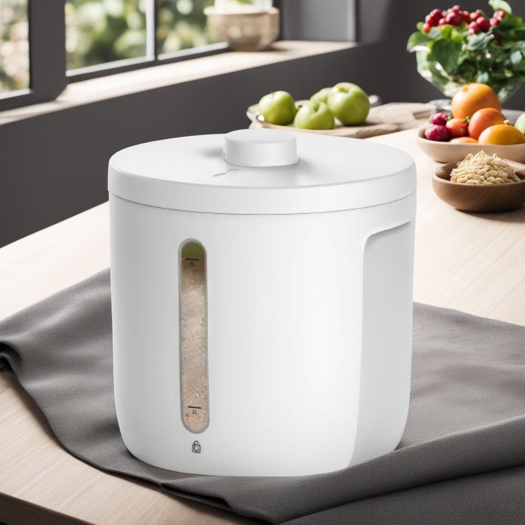 充電式長持ち静音デザイン 自動真空保存容器 7L5kg