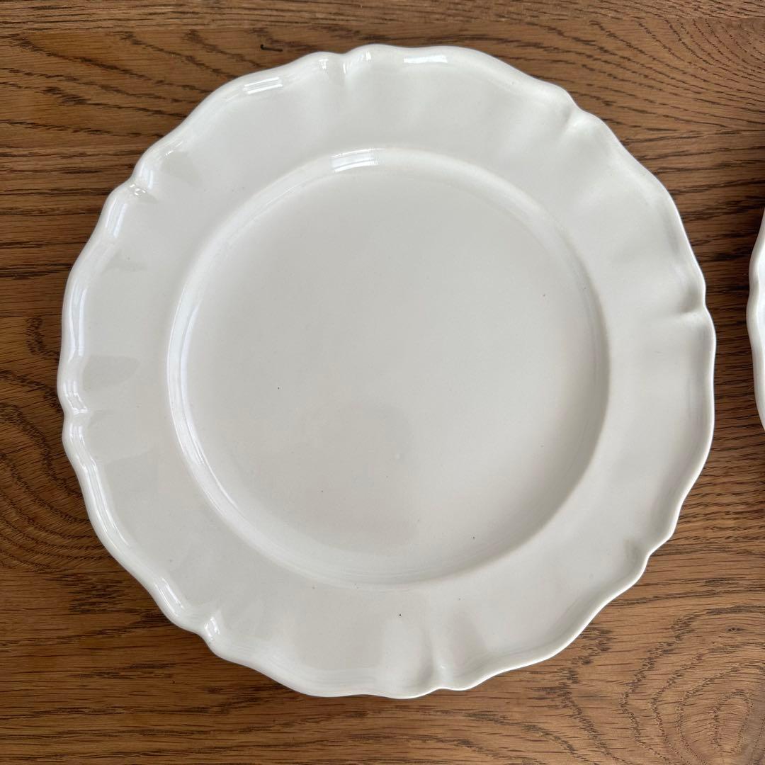 【未使用】河合竜彦　花リムプレート　26cm 2枚