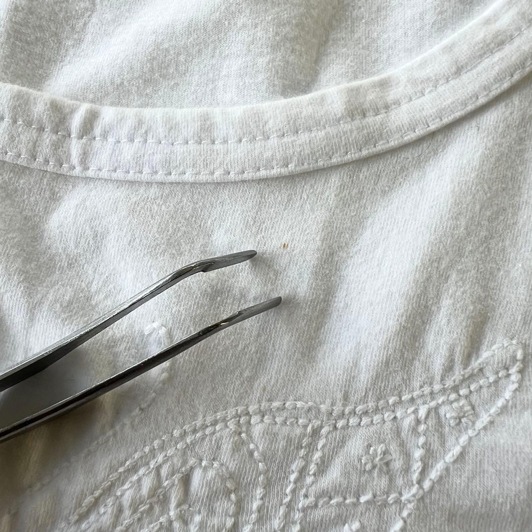 ジュンヤワタナベ チュニック 蝶 刺繍 ホワイト