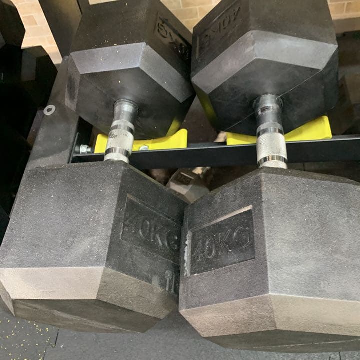 ラバーヘックス  ダンベル　25kg 30kg 35kg